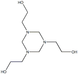 1,3,5-tris(hydroxyethyl)-s-triazine Structure