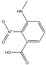 2-nitro-3-methylaminobenzoic acid Structure