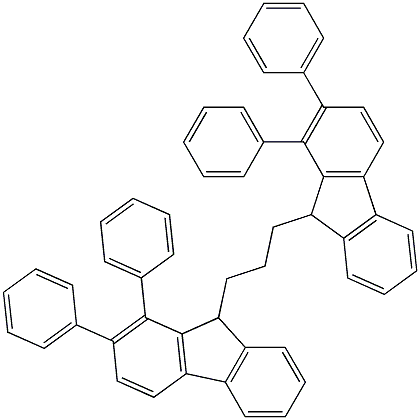 1,3-bis(diphenylfluorenyl)propane Structure