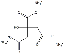 Triammonium citrate Structure