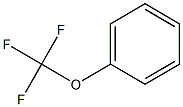 P-trifluoromethoxybenzene 구조식 이미지