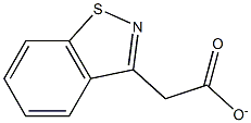 1,2-benzisothiazol-3-acetate Structure