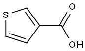 3-Thiophenecarboxylic acid Structure