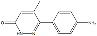 (R)-6-(4-aminophenyl)-5-methyl-3(2H)pyridazinone 구조식 이미지