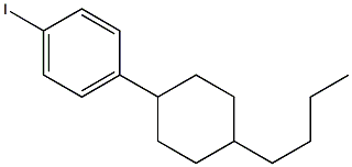 4-(4'-Butylcyclohexyl)-1-iodobenzene 구조식 이미지