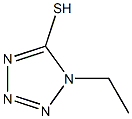 1-ethyl-5-mercaptotetrazole Structure