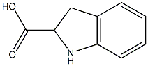 Indoline-2-carboxylic acid 구조식 이미지