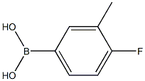 3-methyl-4-fluorobenzeneboronic acid Structure