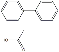 Biphenyl monoacetic acid Structure