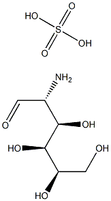 Glucosamine sulfate tablets Structure