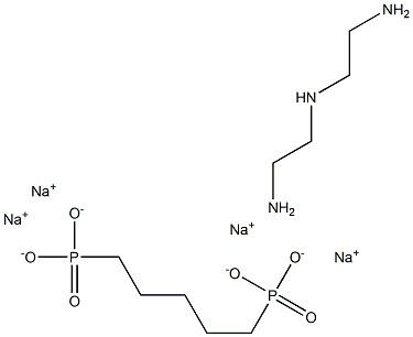 Diethylene triamine pentamethylene phosphonic acid sodium salt Structure