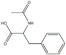 DL-2- acetamido-3-phenylpropionic acid Structure