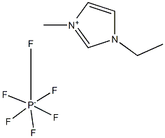 1-ethyl-3-methylimidazolium hexafluorophosphate 구조식 이미지