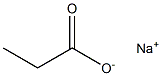 Propionate sodium salt Structure