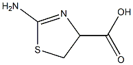 Amino-2-thiazoline-4-carboxylic acid 구조식 이미지