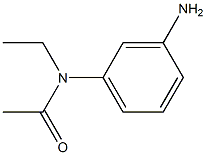 N-ethyl m-aminoacetanilide 구조식 이미지