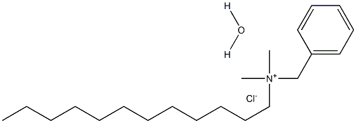 Water dodecyl dimethyl benzyl ammonium chloride Structure