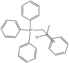 Benzyltriphenylphosphonium acetate 구조식 이미지