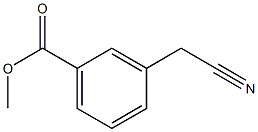 3-CYANOMETHYLBENZOIC ACID METHYL ESTER 구조식 이미지