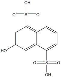 2-naphthol-4,8-disulfonic acid Structure