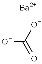 Barium carbonate powder 구조식 이미지