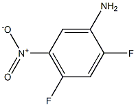 2,4-difluoro-5-nitroaniline Structure