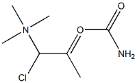 2 - [(carbamoyl) oxy] -N, N, N- trimethyl-1-propanamine chloride 구조식 이미지