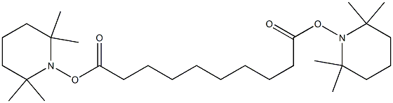 Bis (2,2,6,6-tetramethyl piperidyl) sebacate 구조식 이미지