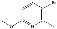 5-Bromo-2-methoxy-6-methylpyridine Structure