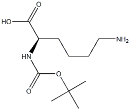 BOC-D- lysine 구조식 이미지