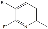 3-Bromo-2-fluoro-6-methylpyridine 구조식 이미지