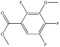 Methyl 3-methoxy-2,4,5-trifluorobenzoate Structure