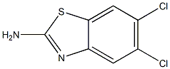 2-amino-5,6-dichlorobenzothiazole 구조식 이미지