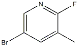 5-Bromo-2-fluoro-3-methylpyridine 구조식 이미지