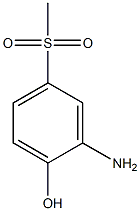 2-amino-4-methylsulfonylphenol Structure