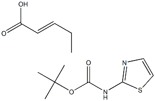 Tert-butoxycarbonylaminothiazole pentenoic acid 구조식 이미지