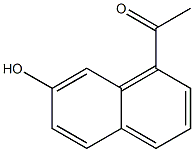 1-acetyl-7-naphthol Structure