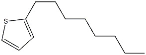 2-octylthiophene 구조식 이미지