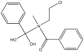 N-methyl-N-chloroethyl orthobenzoylbenzamide Structure