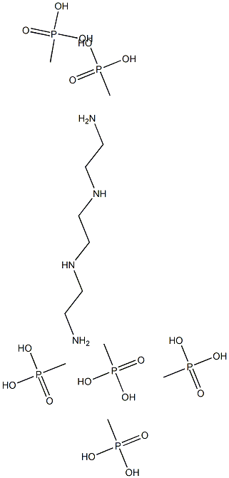 Triethylenetetramine hexamethylphosphonic acid Structure