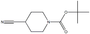 N-BOC-4-cyanopiperidine Structure