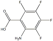 2,3,4,5-tetrafluoro-6-aminobenzoic acid 구조식 이미지