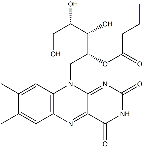 Riboflavin butyrate Structure