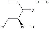 D,L-b-Chloroalanine, Methyl Ester, Hydrochloride Structure