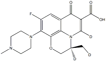 Levofloxacin-d3 구조식 이미지