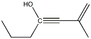 6-METHYL-6-HEPTEN-4-YN-4-OL 구조식 이미지