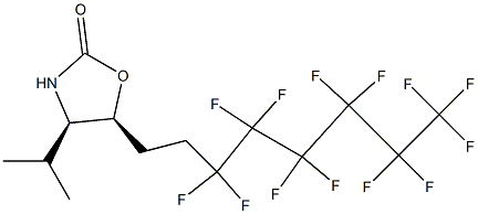  (4R,5S)-(+)-4-i-propyl-5-(3,3,4,4,5,5,6,6,7,7,8,8,8-tridecafluorooctyl)-2-oxazolidinone