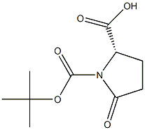 1-BOC-L - Pyrroglutamic acid Structure