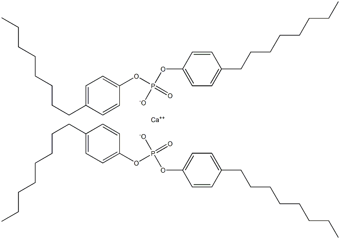 Bis(4-n-octylphenyl)phosphate,calciumsalt 구조식 이미지