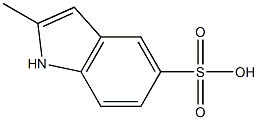 2-METHYLINDOLE-5-SULFONICACID 구조식 이미지